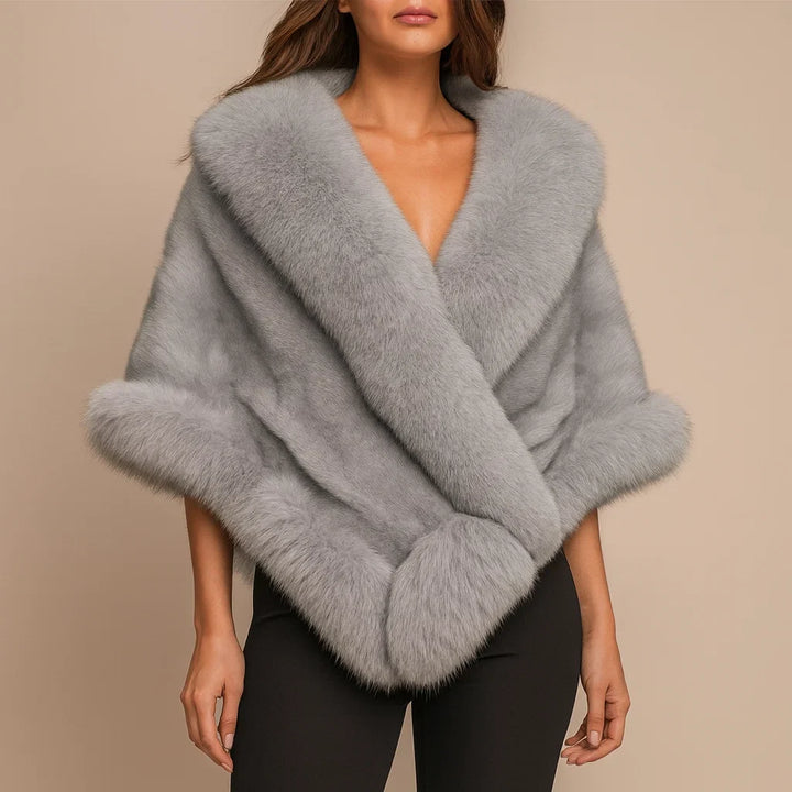 Luxury faux fur Wrap