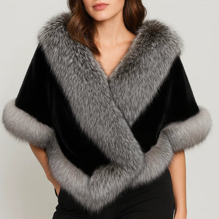 Luxury faux fur Wrap