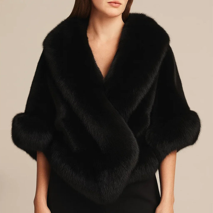 Luxury faux fur Wrap